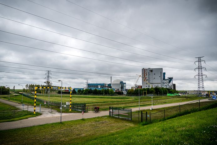 De Kerncentrale in Borssele die sinds 1973 in gebruik is.
