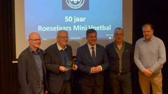 Roeselaars Minivoetbal viert 50ste verjaardag met koninklijke titel