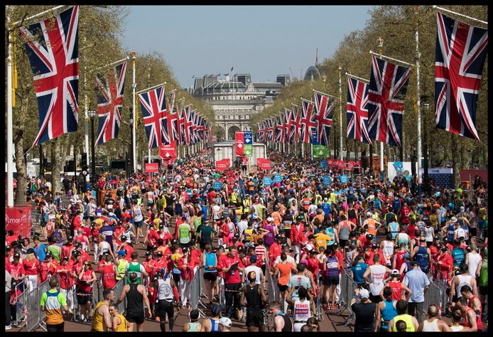 De marathon van Londen.