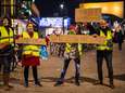 Vier ‘Gele Hesjes’ demonstreren voor directe democratie in Tilburg 