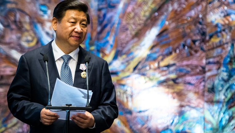 De Chinese president Xi Jinping. Beeld afp