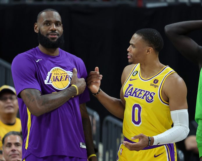 LeBron James en Russel Westbrook.