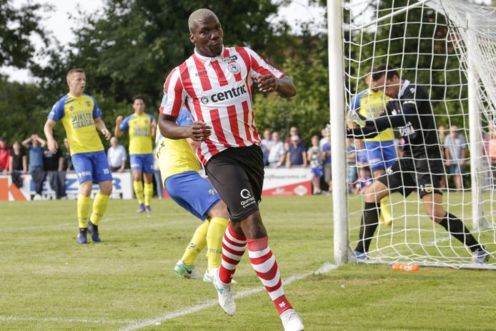 Mathias Pogba in het shirt van Sparta in 2017.