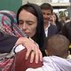 De Nieuw-Zeelandse premier Jacinda Ardern toont haar kracht