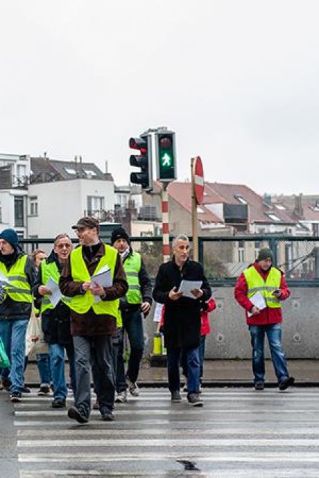 Les gilets jaunes toujours mobilisés au rond-point de Courcelles