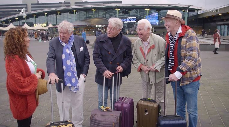 halfgeleider Pennenvriend hefboom Zorgeloze beelden: Katja Schuurman op reis met 4 bejaarde BN'ers | Het  Parool