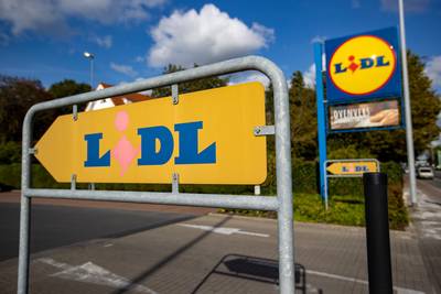 Environ 25 magasins Lidl sont restés fermés ce lundi