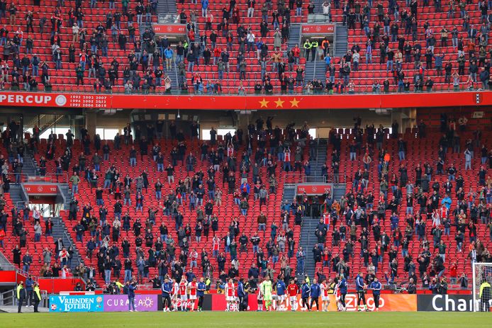 Supporters bij Ajax - AZ.