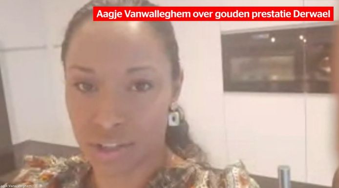 Aagje Vanwalleghem trots op gouden Nina Derwael: "Nu mag ...