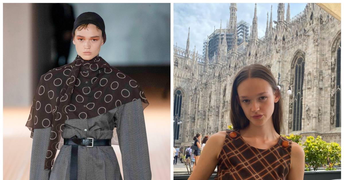 Belgian Model Jolien Bosmans Opens Prada Fashion Show in Milan
