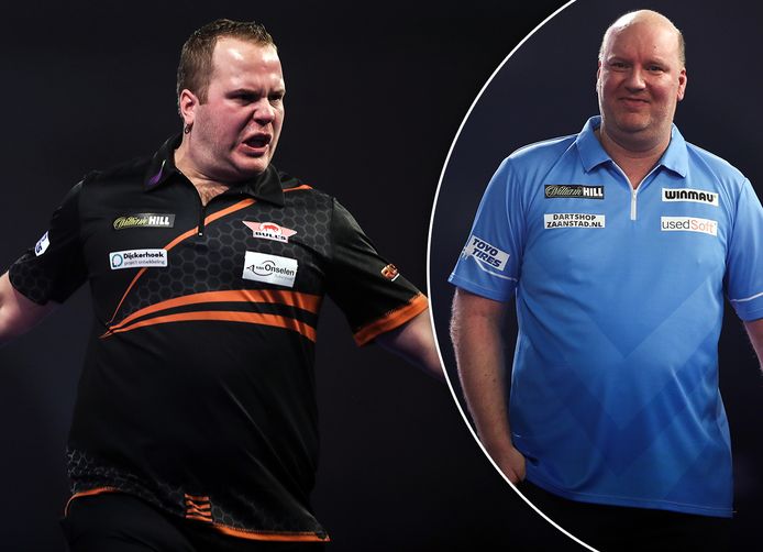 Dirk van Duijvenbode en Vincent van der Voort strijden vanavond voor een plek bij de laatste acht.