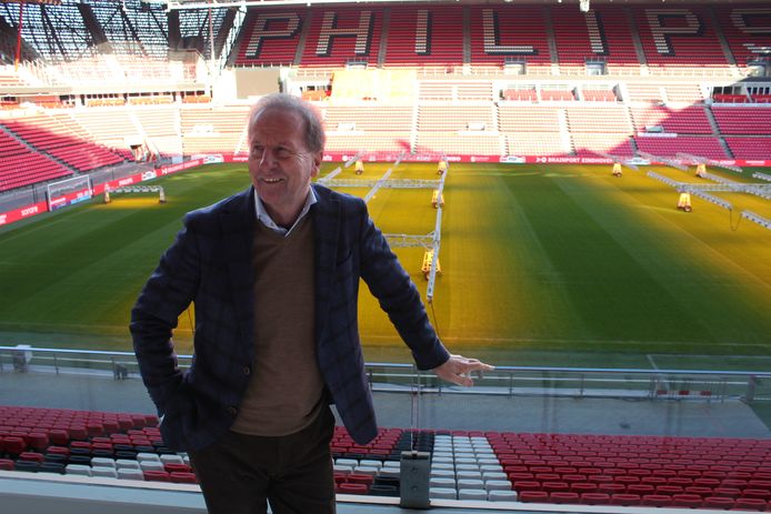 Nico van Vuuren in het PSV-stadion.