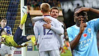 Retourné acrobatique d'Amoura, chef-d'œuvre d'Anderlecht, Doku virevoltant: le top buts du week-end