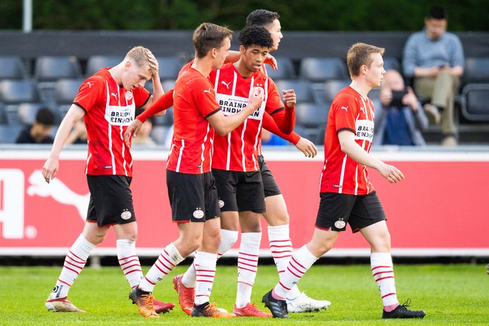 Jong PSV kwam niet verder dan een 1-1 gelijkspel tegen FC Dordrecht.