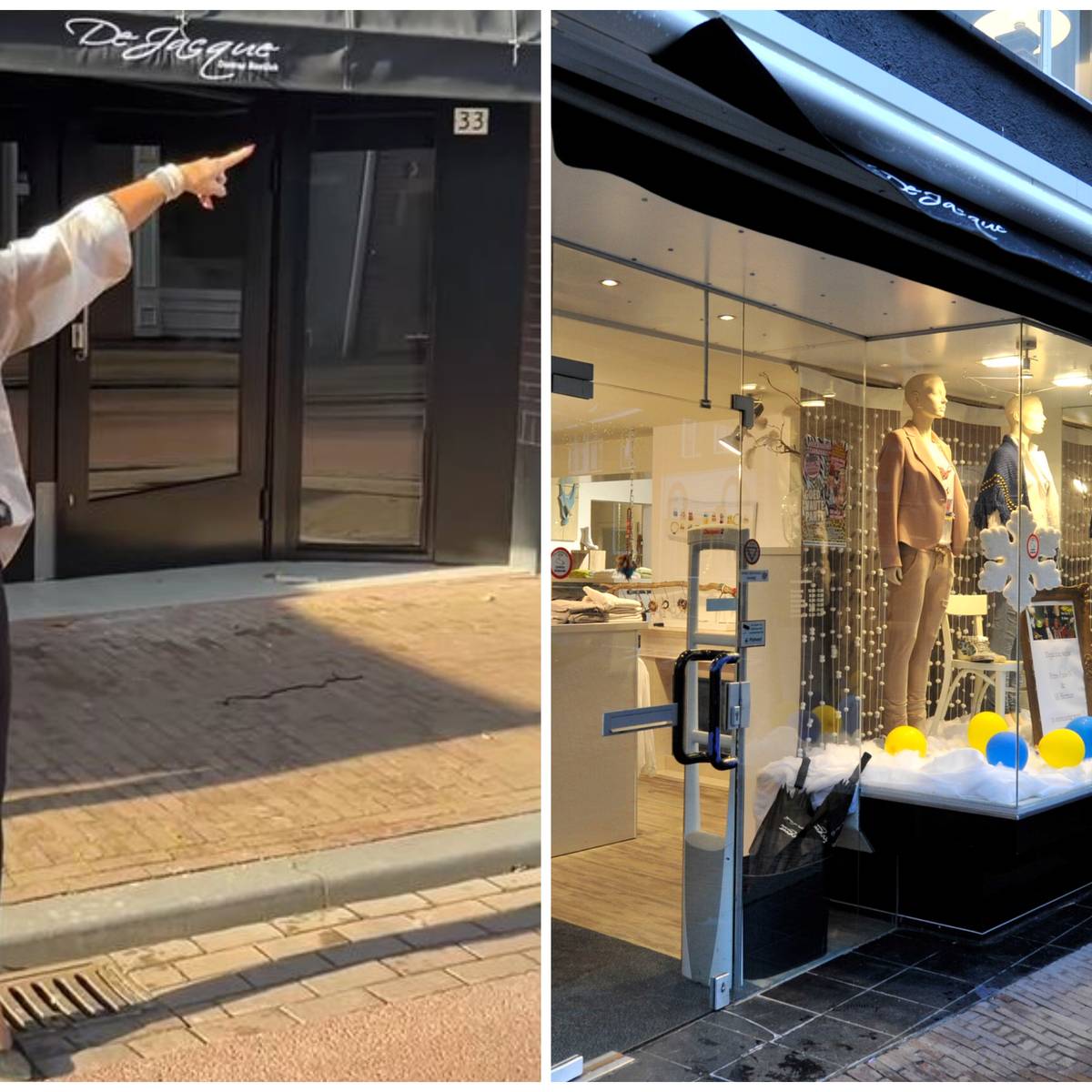 Debby onthult Dejacque 2.0 vlakbij populaire dameszaak in Oldenzaal Hangt al een mooi behangetje Oldenzaal tubantia