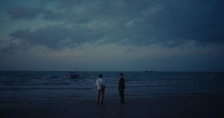 Daan van Citters en Joenoes Polnaija in 'Kleinkinderen van de Oost'. Beeld 