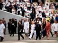 Hulpverleners op Place de la Concorde geëerd op Franse feestdag