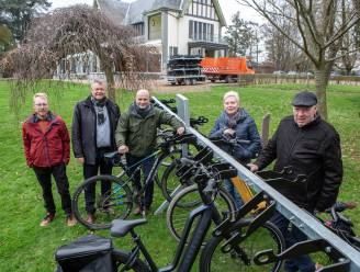 Organisatoren kunnen rekenen op mobiele fietsenstalling