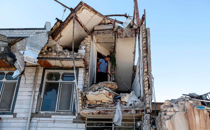 Archiefbeeld: in november 2017 werd dezelfde regio van Iran eveneens getroffen door een zware aardbeving waarbij honderden mensen omkwamen.