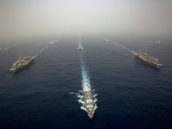 VS stellen oorlogsschip op in Midden-Oosten na “mogelijk Iraanse aanslag op Amerikaanse troepen”