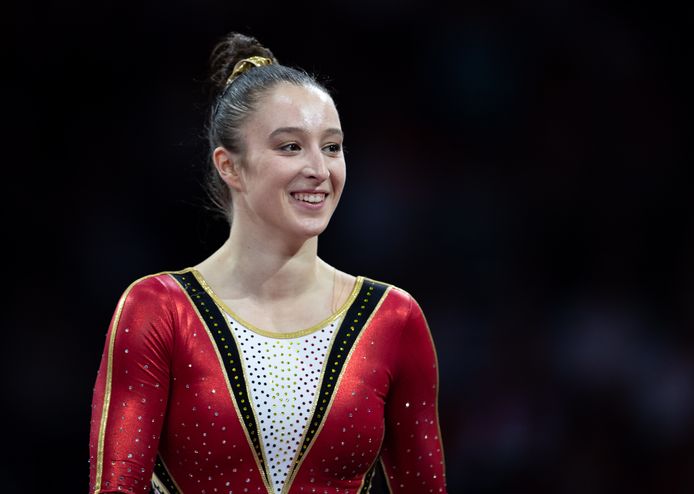 Nina Derwael mikte in Tokio op een gouden medaille.