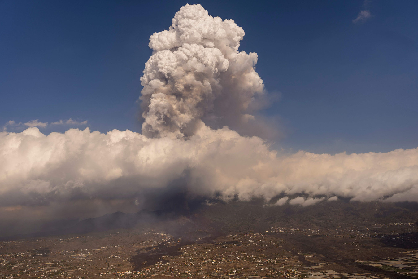 De vulkaan op La Palma barstte afgelopen zondag uit.