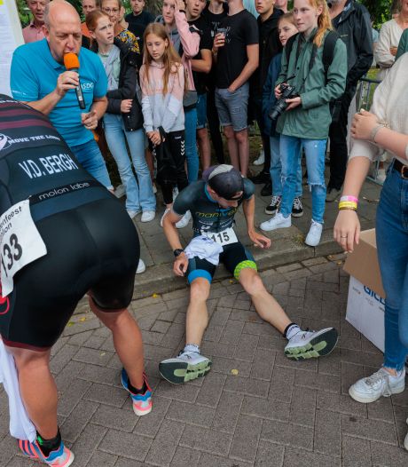 Arnhemse ‘Iron Man’ slaat ongemerkt toe op triatlon van Gendt, ook winnares wacht tot laatste ronde