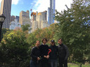 Bezoekje aan Central Park, eerder die fatale namiddag: Marion, zoon Daryl, neef Timothy en Aristide genoten in vólle vakantiemodus van New York.
