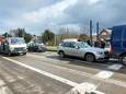 Kettingbotsing in Wondelgem.