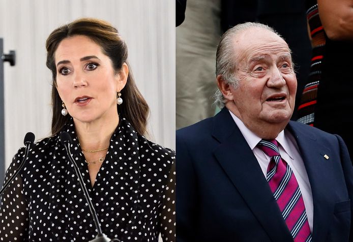 De Deense prinses Mary en de Spaanse Juan Carlos.