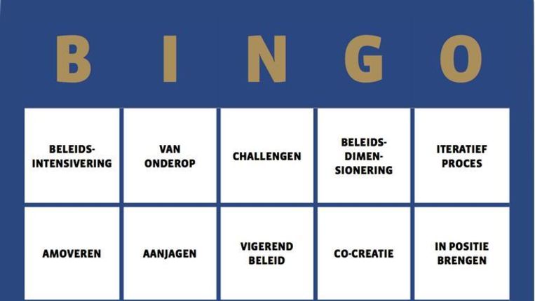 Bullshitbingo Moet Raadsleden Van Jargon Af Helpen De Volkskrant