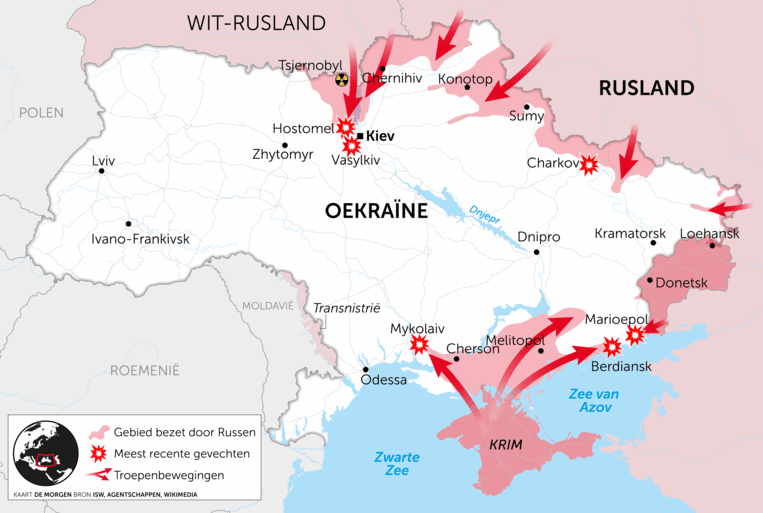 La situazione in Ucraina il 28 febbraio.  Immagina la mattina
