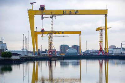 Shipyard where Titanic was built lists