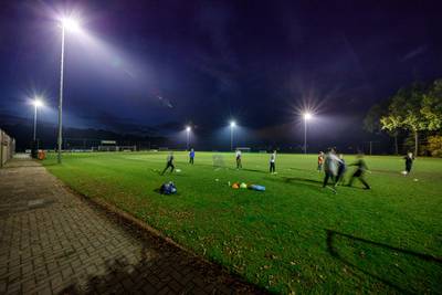Led-verlichting voor voetbalvelden in gemeente Drimmelen