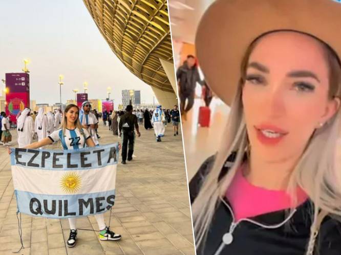 Argentijnse die topless ging tijdens WK-finale geeft teken van leven: "Ik ben uit Qatar gevlucht”