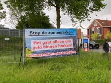 Verzet tegen zonneparken Zwolle blijft: ‘Het gaat alleen om geld binnen harken!’