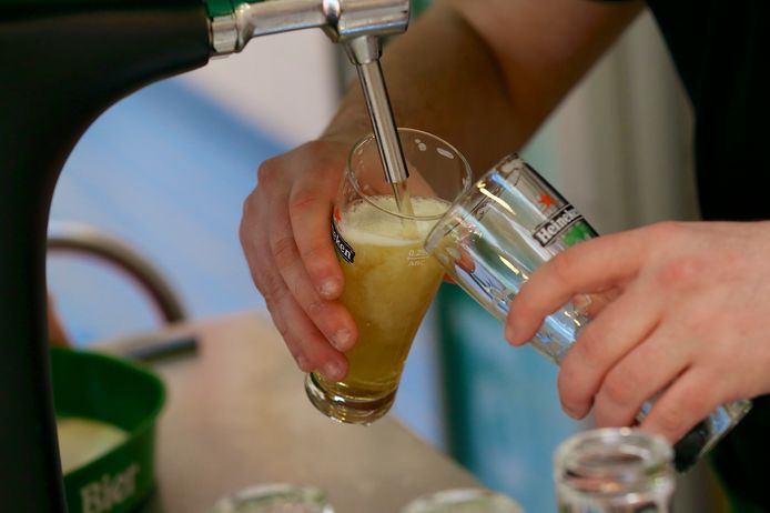 Geen bier, wel gezelligheid.