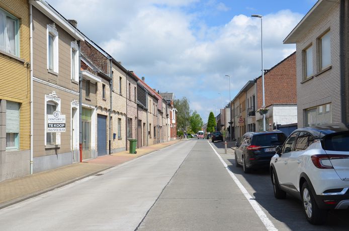 De Hoogstraat in Iddergem.