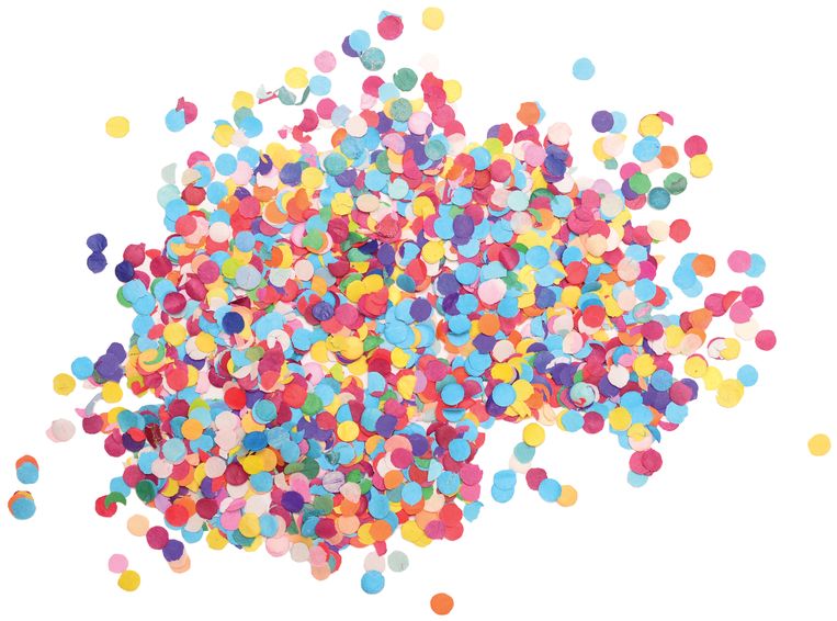 Confetti, een goed idee? De Volkskrant