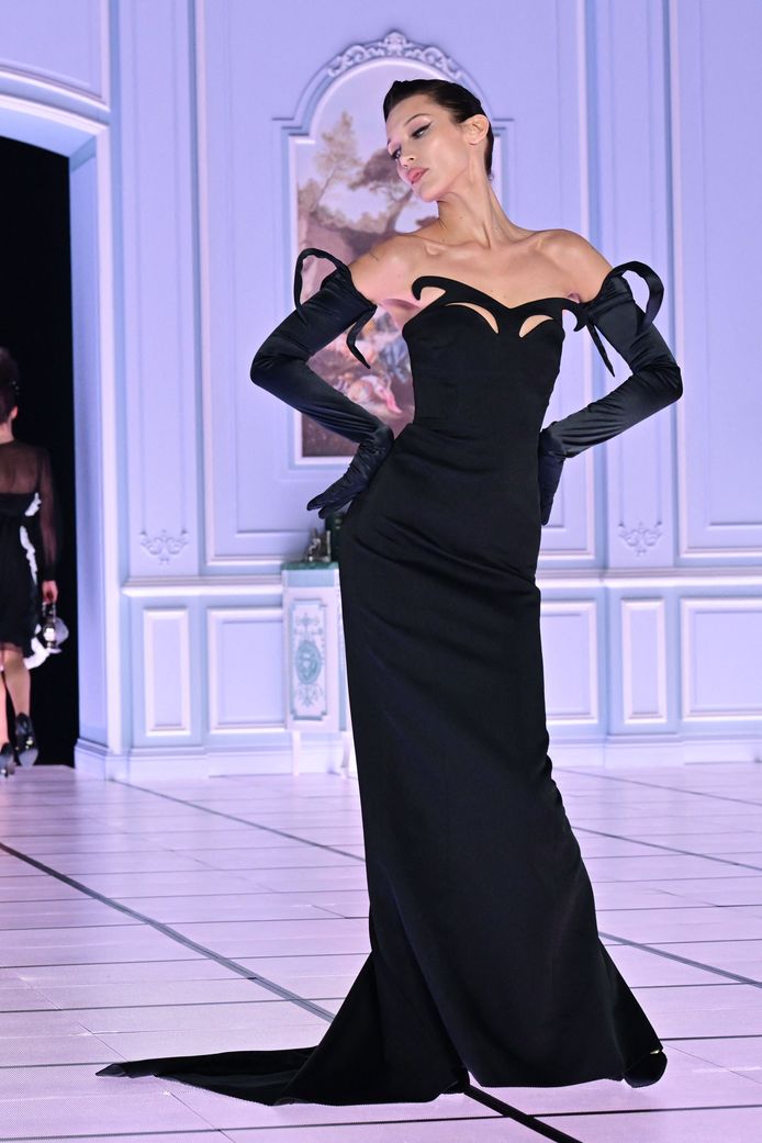 Sfilata Moschino durante la Milano Fashion Week.