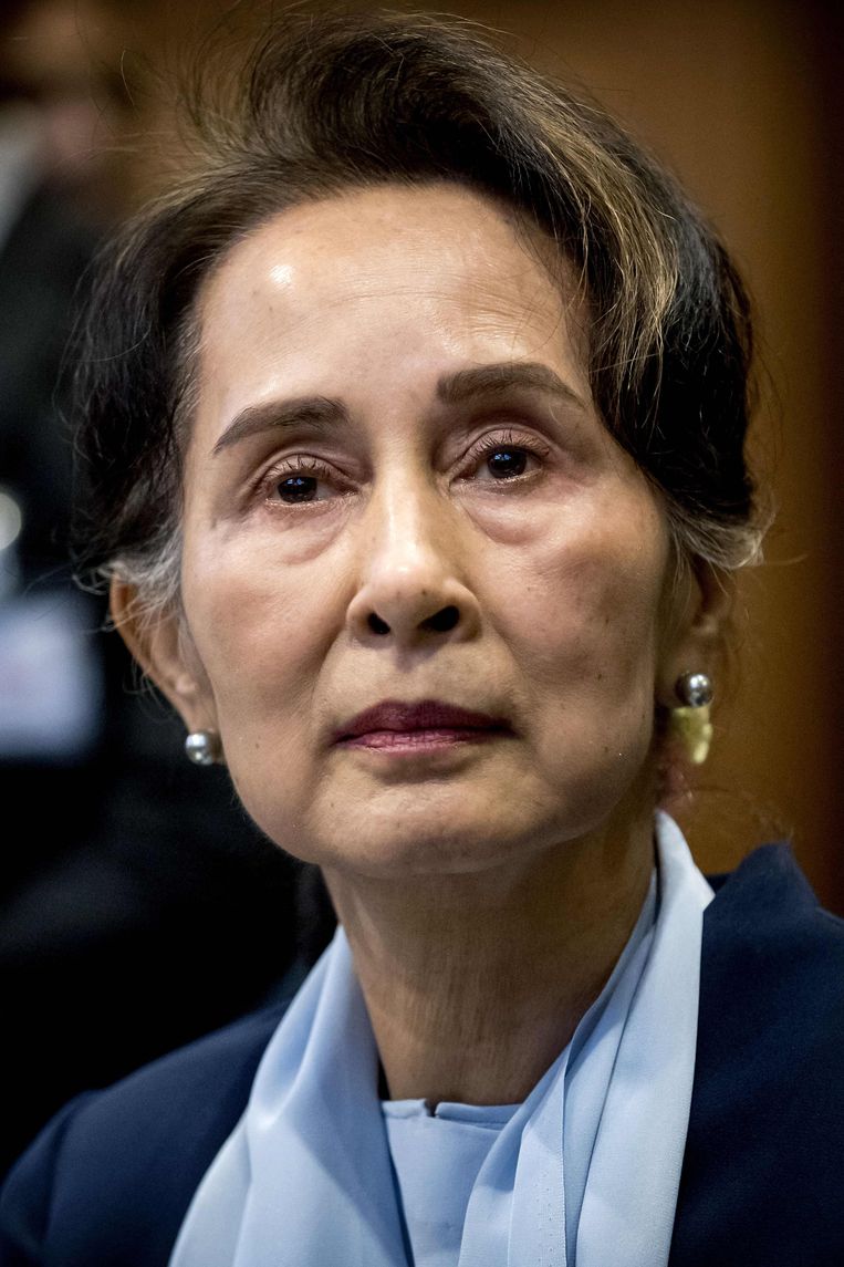 Aung San Suu Kyi in 2019. Beeld AFP