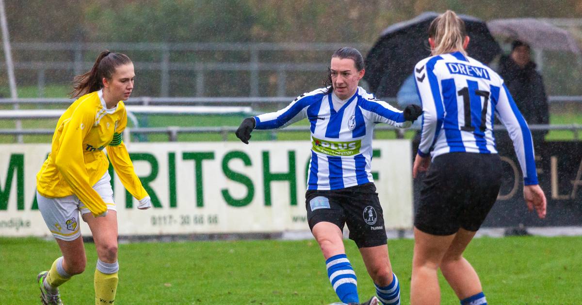 De voetbalsters van IJzendijke zijn terug aan kop