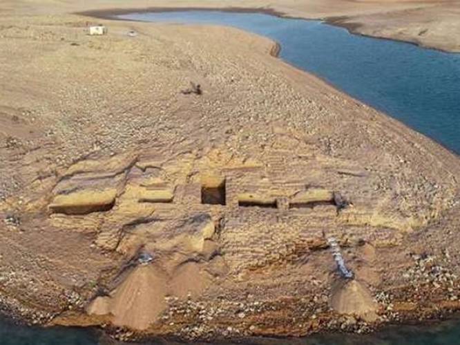 Droogte legt 3.400 jaar oud paleis bloot in Iraaks Koerdistan