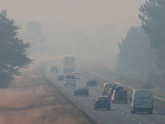 Belangrijke snelweg van en naar Spanje dicht wegens bosbrand