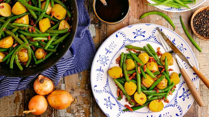 Wat Eten We Vandaag: Sperziebonen met spekjes en azijn
