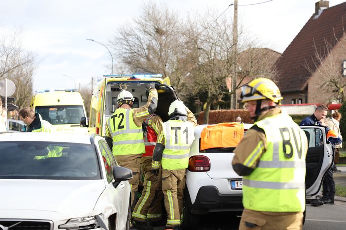 Het ongeval gebeurde op de Houtlaan in Brecht.