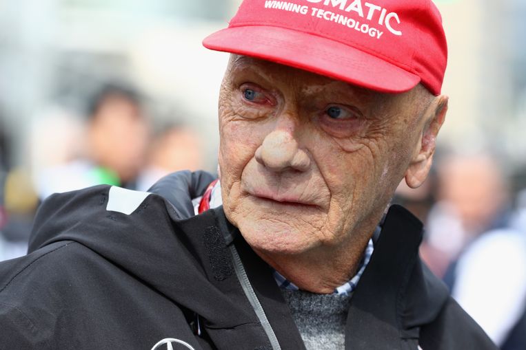 Voormalig autocoureur Niki Lauda. Beeld Getty Images