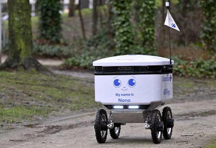Er lopen al proefprojecten in België met slimme robots die jouw boodschappen kunnen doen.