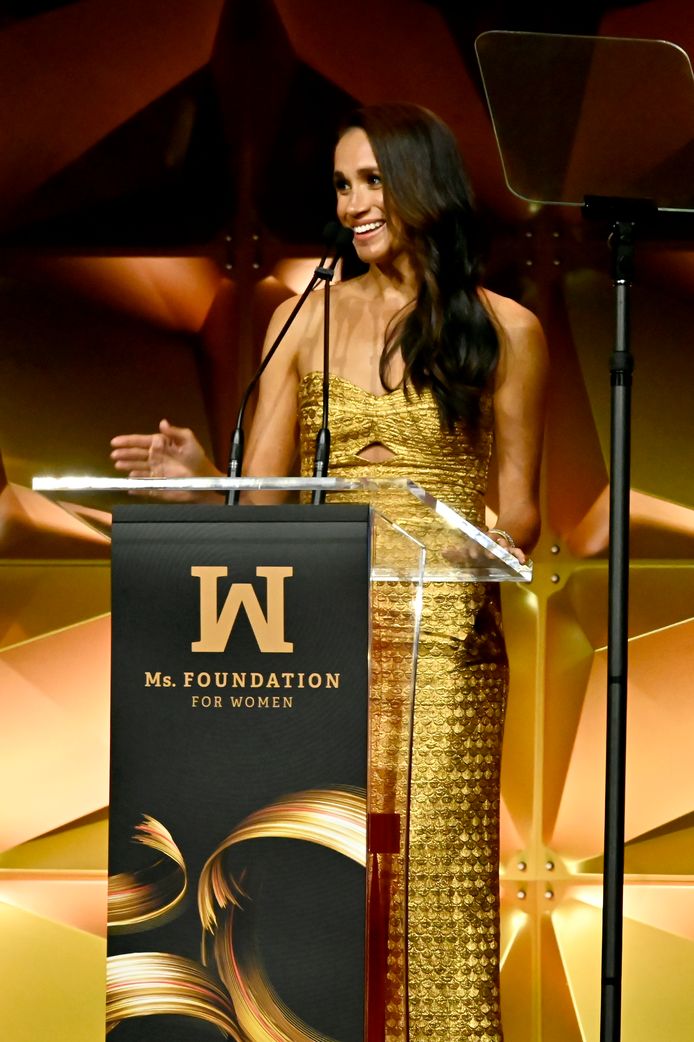 Meghan Markle mocht dinsdag in New York een award in ontvangst nemen op het ‘Ms Foundation for Women’s’-gala