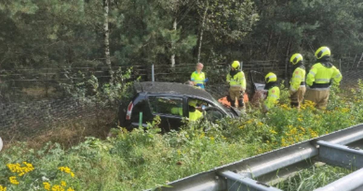 Automobilist zwaargewond na ongeluk op A50 bij Nistelrode.